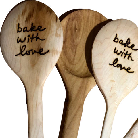 Wooden Spoon-Bake with Love